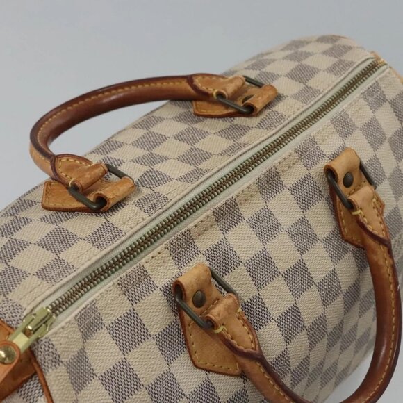 LOUIS VUITTON Damier Azur Speedy 30 Hand Bag - Picture 7 of 16